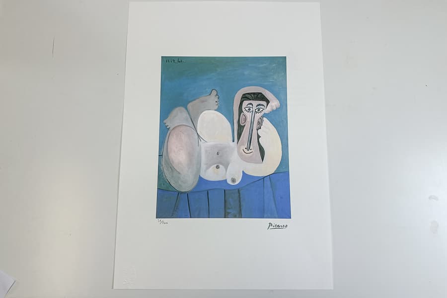 Lithografie nach Picasso, limitiert